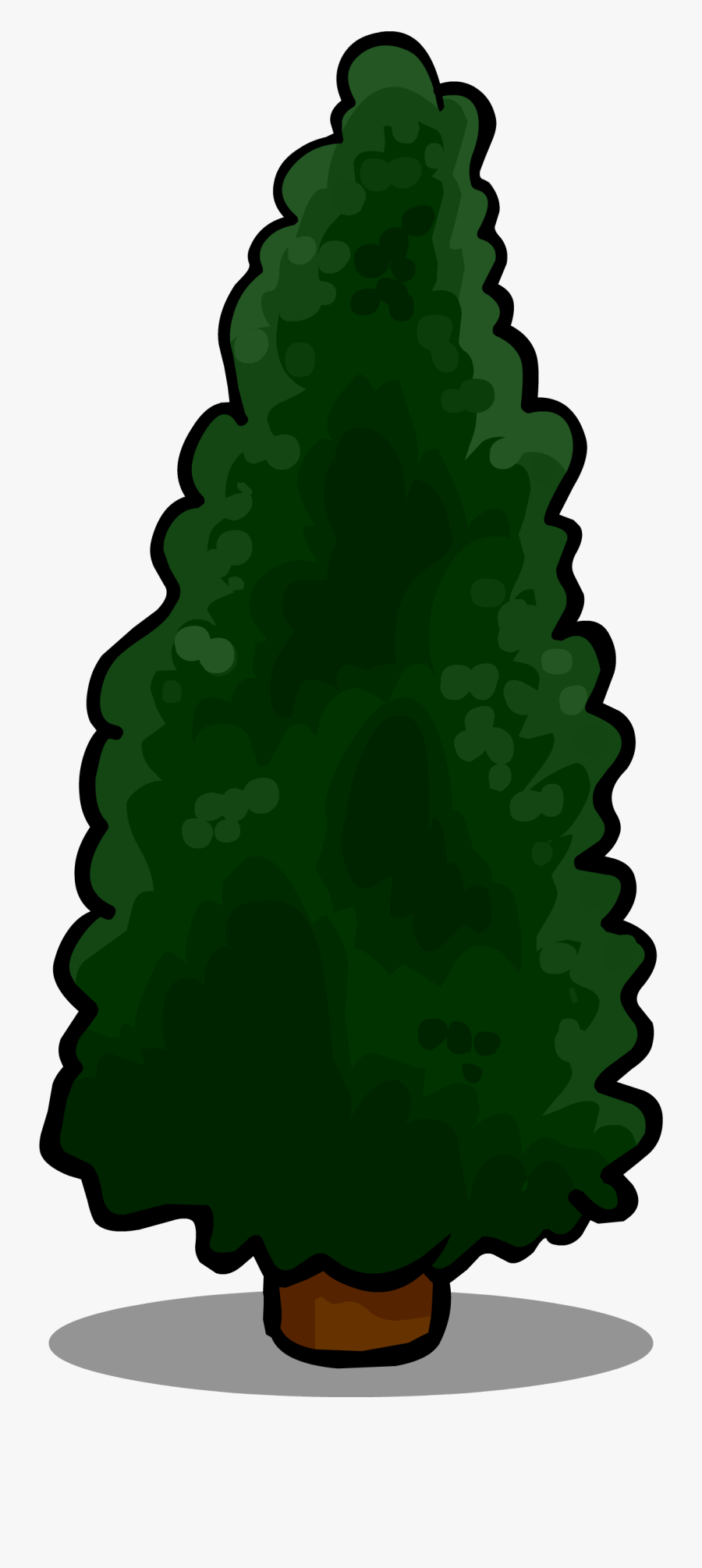 Transparent Hedge Clipart - Club Penguin Tree Png, Transparent Clipart