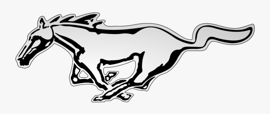 Clip Art,dolphin,marine Mammal,black And White,logo - Ford Mustang Logo Png, Transparent Clipart