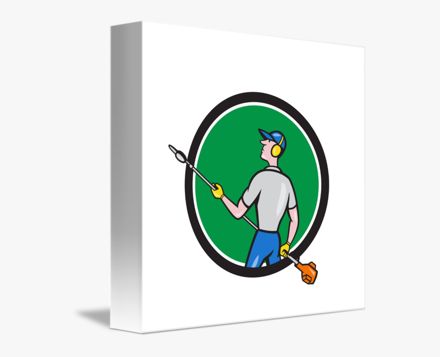 Clip Art Hedge Trimmer Circle By - Cartoon, Transparent Clipart