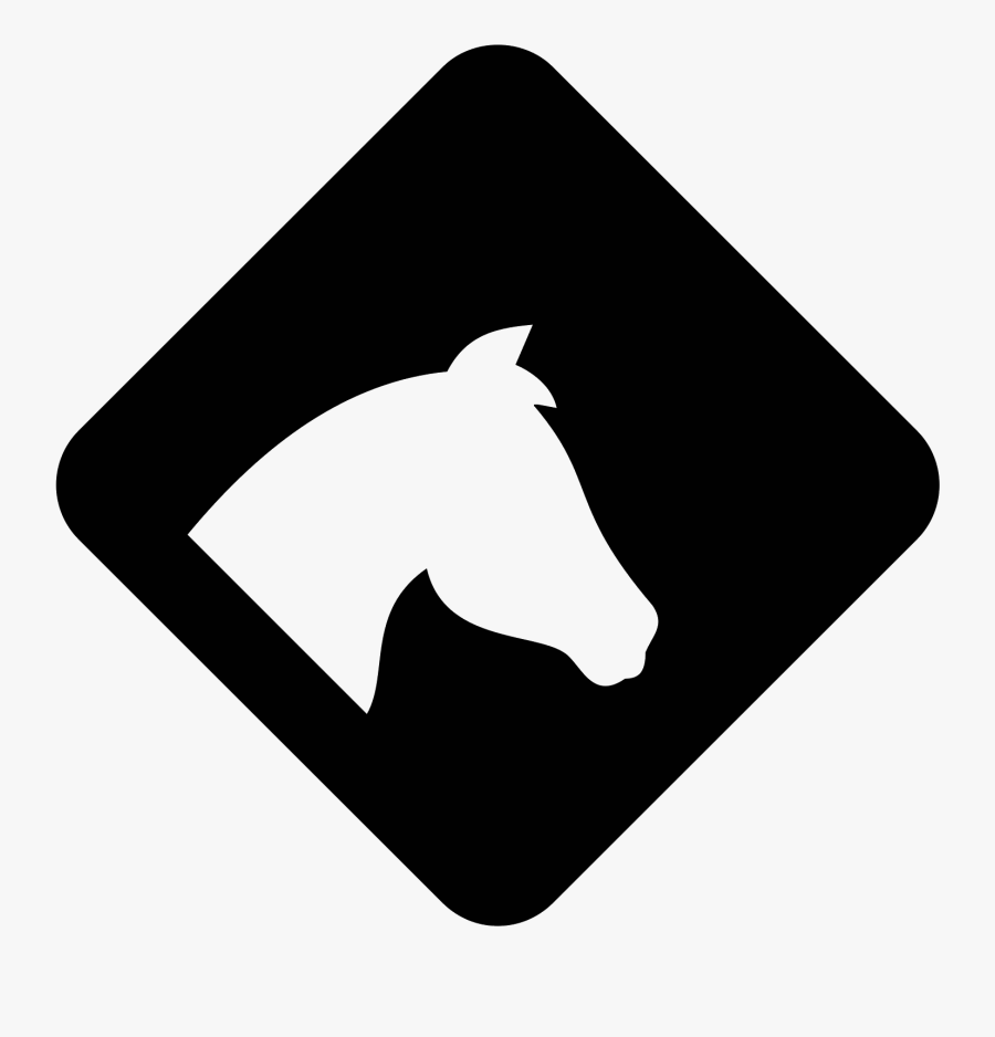 Vector Mustang Head - Stallion, Transparent Clipart