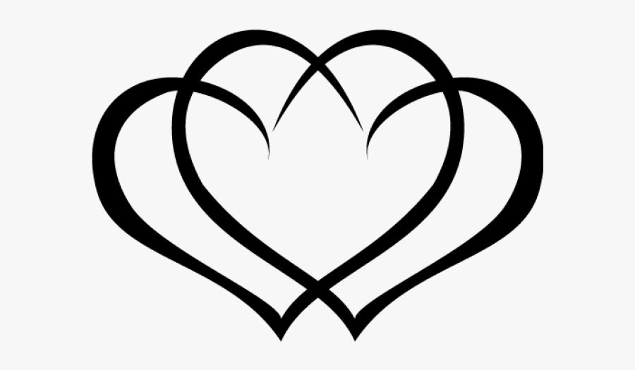 Mustang Wedding Cliparts - Heart Black And White Tattoo, Transparent Clipart