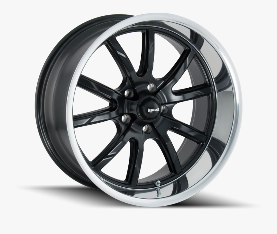 Transparent Brembo Png - Ridler Wheels 650 Black, Transparent Clipart