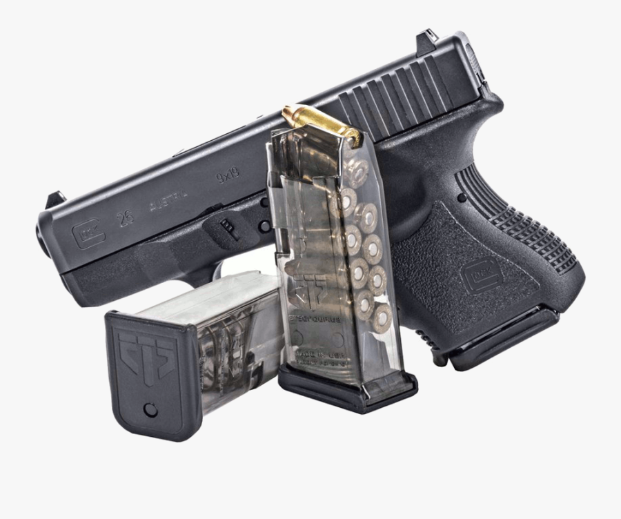 Svg Transparent Library Ets Group Translucent Glock - Chargeur Glock 26 Transparent, Transparent Clipart