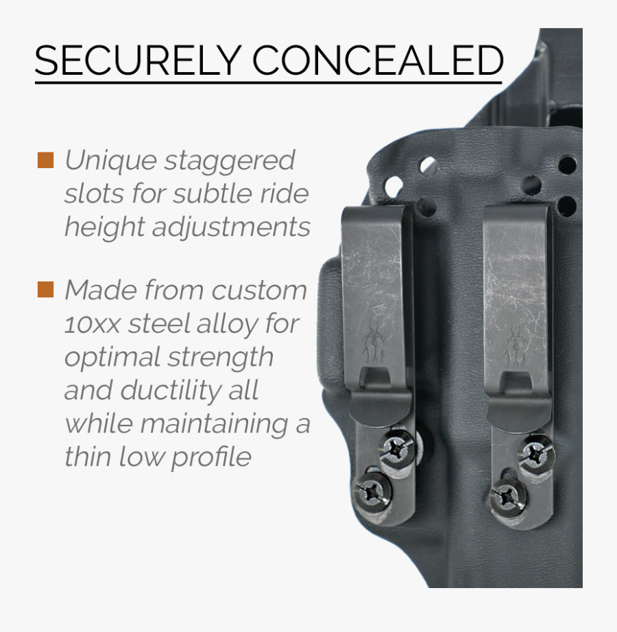 Velo Gen4 Aiwb Holster For Glock - Handgun Holster, Transparent Clipart