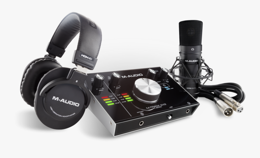 M Track 2x2 Vocal Studio Pro, Transparent Clipart