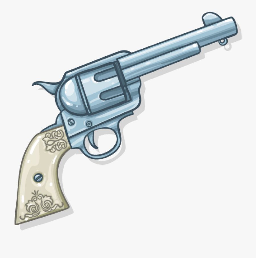 List Of Synonyms And Antonyms Of The Word Sixshooter - Cowboy Gun Cartoon Six Shooter, Transparent Clipart