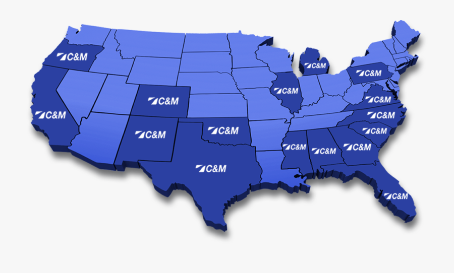 Us Map4 C&m - University Of Wisconsin Stevens Point Location, Transparent Clipart