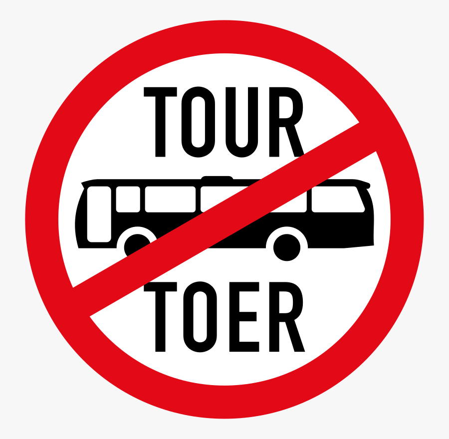 Tour Buses Prohibited Sign - National Portrait Gallery Logo, Transparent Clipart
