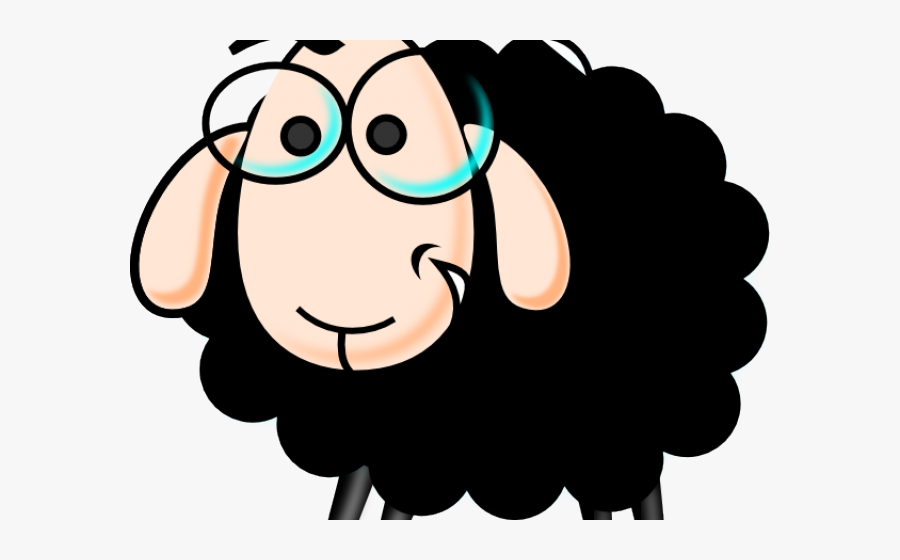 Shadow Clipart Sheep - Black Sheep Clipart Png, Transparent Clipart