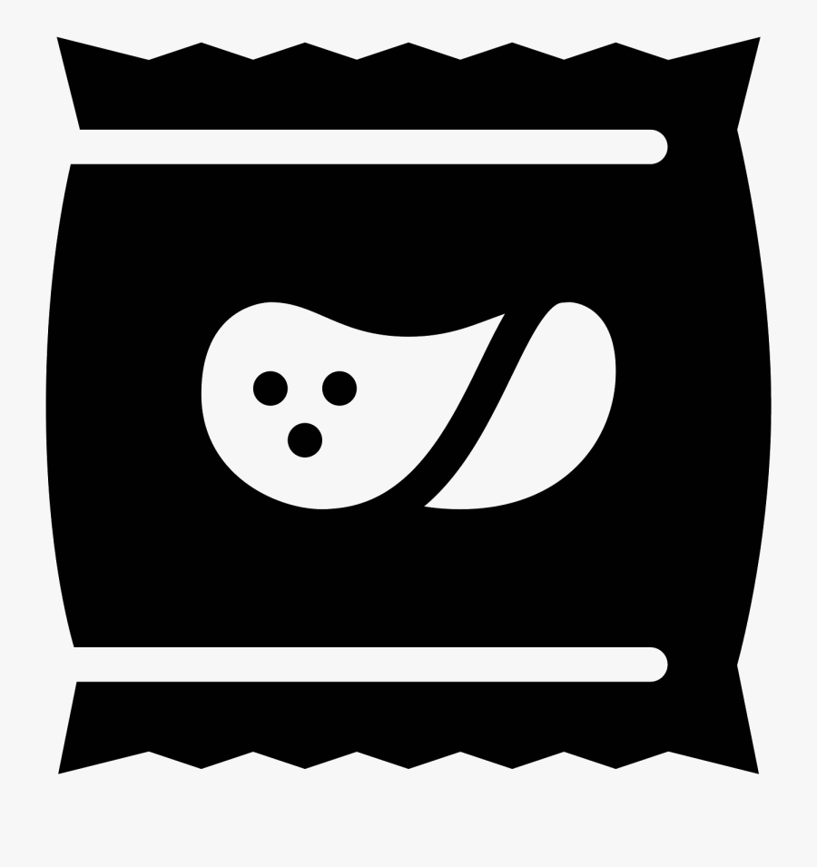 Potato Chips Filled Icon, Transparent Clipart