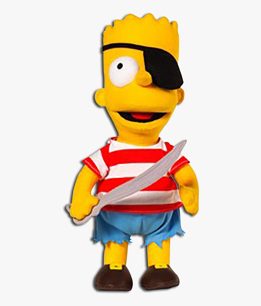 The Simpsons Clipart Halloween - Bart Simpson Pirata, Transparent Clipart