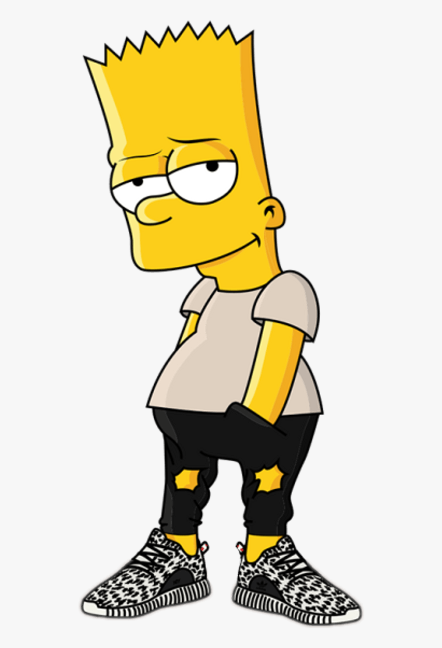 Bart Clipart Simpson Hypebeast - Los Simpson Png Bart, Transparent Clipart