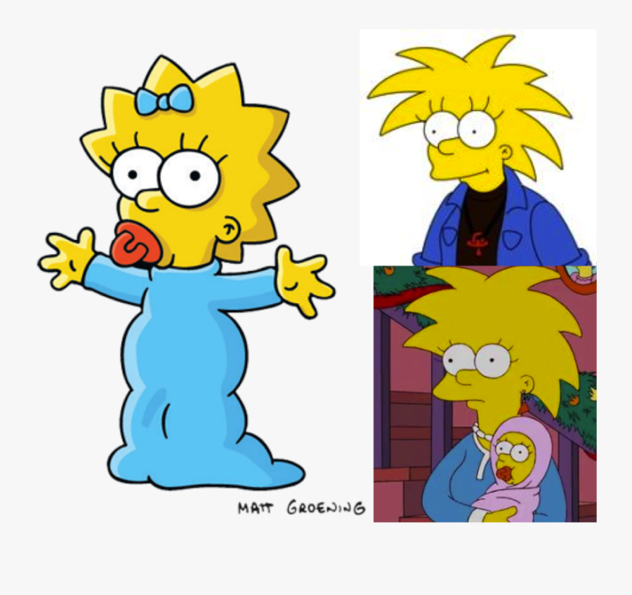 Maggie Simpson Clipart Maggie Simpson Homer Simpson - Maggie Simpson, Transparent Clipart