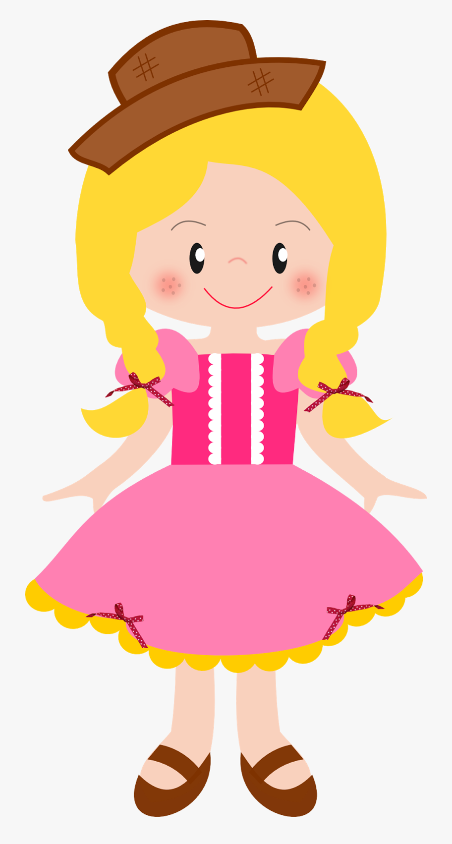 Collection Of Free Comminute - Boneca Junina, Transparent Clipart