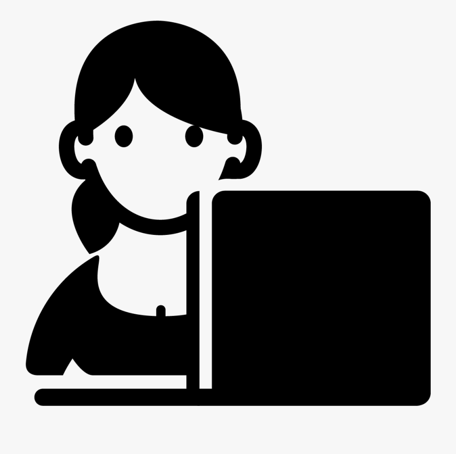 Receptionist Profession Clip Art - Clip Art, Transparent Clipart