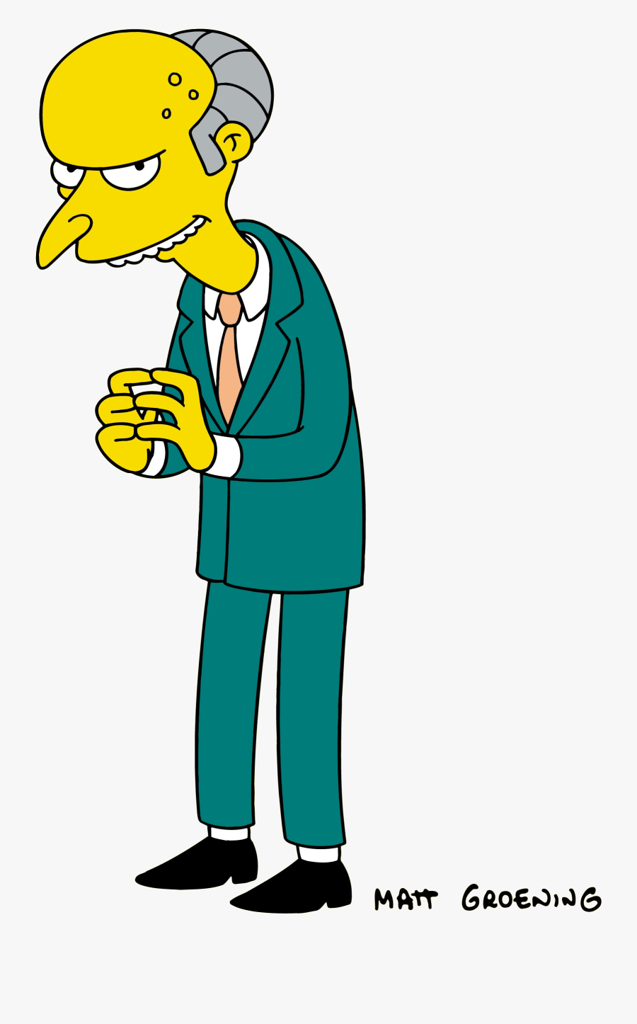 Mr Burns, Transparent Clipart