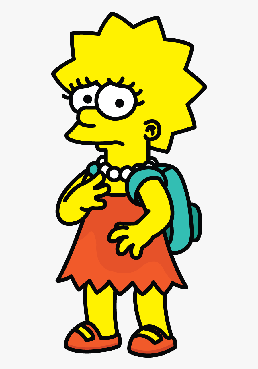 Lisa Drawings Of The Simpson, Transparent Clipart