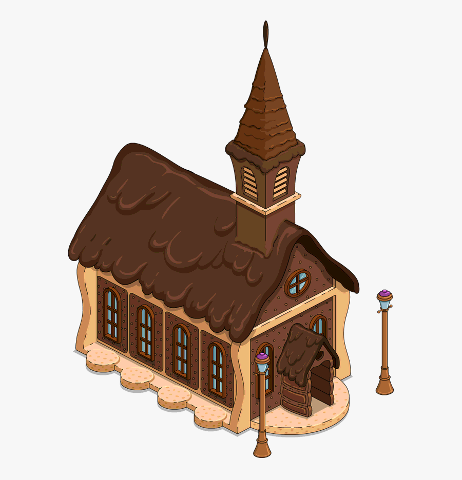 Land Of Chocolate Chapel - Chocolate House Clipart, Transparent Clipart