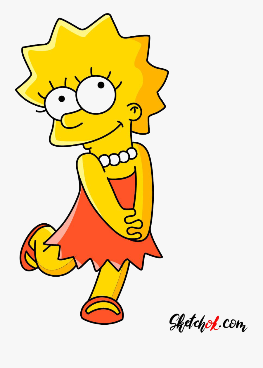 Transparent Simpsons Donut Png - Lisa Simpson Kodak Black, Transparent Clipart