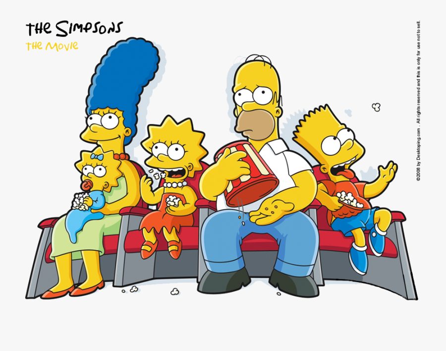 The Simpsons Transparent Png - Grignotage Obésité, Transparent Clipart