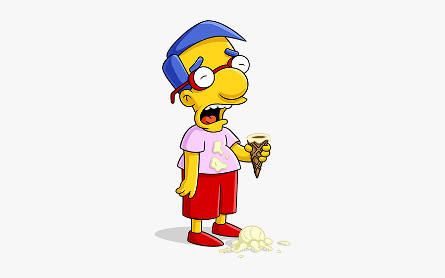 Bart Clipart Milhouse - Simpsons Milhouse Van Houten, Transparent Clipart