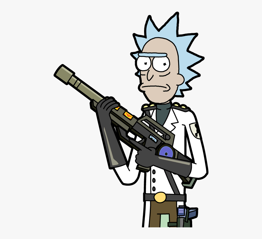Mortys And Morty Sanchez Weapon Profession Virtual - Rick And Morty Guard Rick, Transparent Clipart