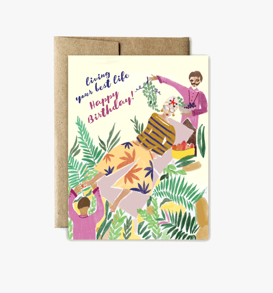 Best Life Birthday Card - Christmas Card, Transparent Clipart