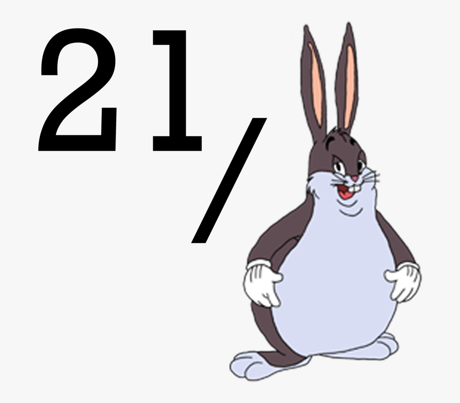 Big Chungus Clipart Thin - Big Chungus, Transparent Clipart