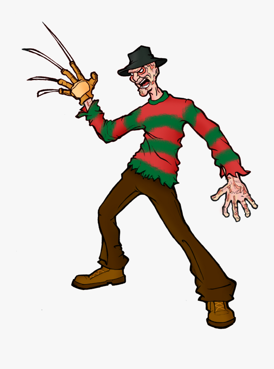 Freddy Krueger Dr - Freddy Krueger Cartoon Drawing, Transparent Clipart