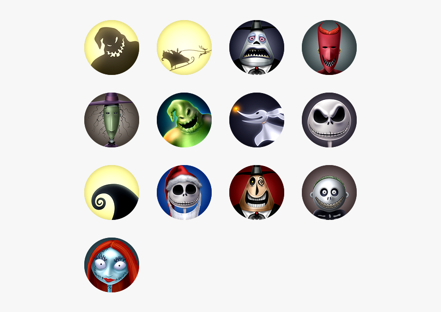 Transparent Freddy Clipart - Twas The Nightmare Before Christmas Characters, Transparent Clipart