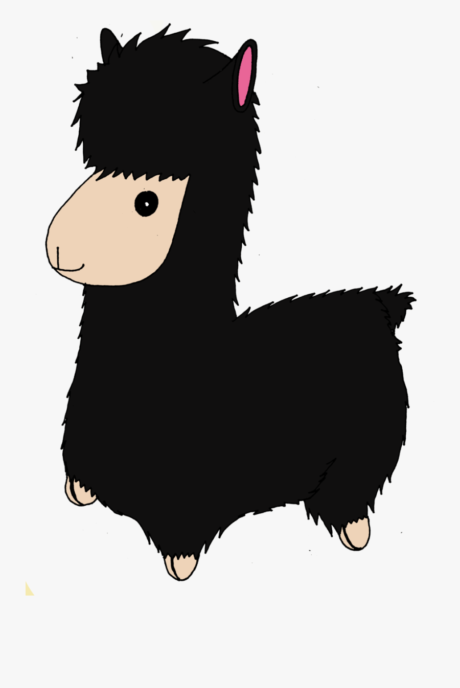 Llama Black Png Clipart - Black Llama Clipart, Transparent Clipart