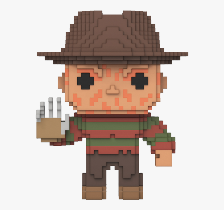 Vinyl 8-bit - Freddy Krueger - Colthat - Com - Freddy - 8 Bit Freddy Krueger Funko, Transparent Clipart