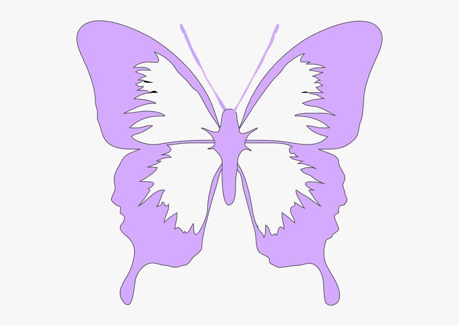 Butterfly Clipart Purple - Green Butterfly Clip Art, Transparent Clipart