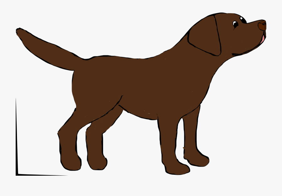 Marley The Chocolate Labrador - Chocolate Labradors Cartoon Png, Transparent Clipart