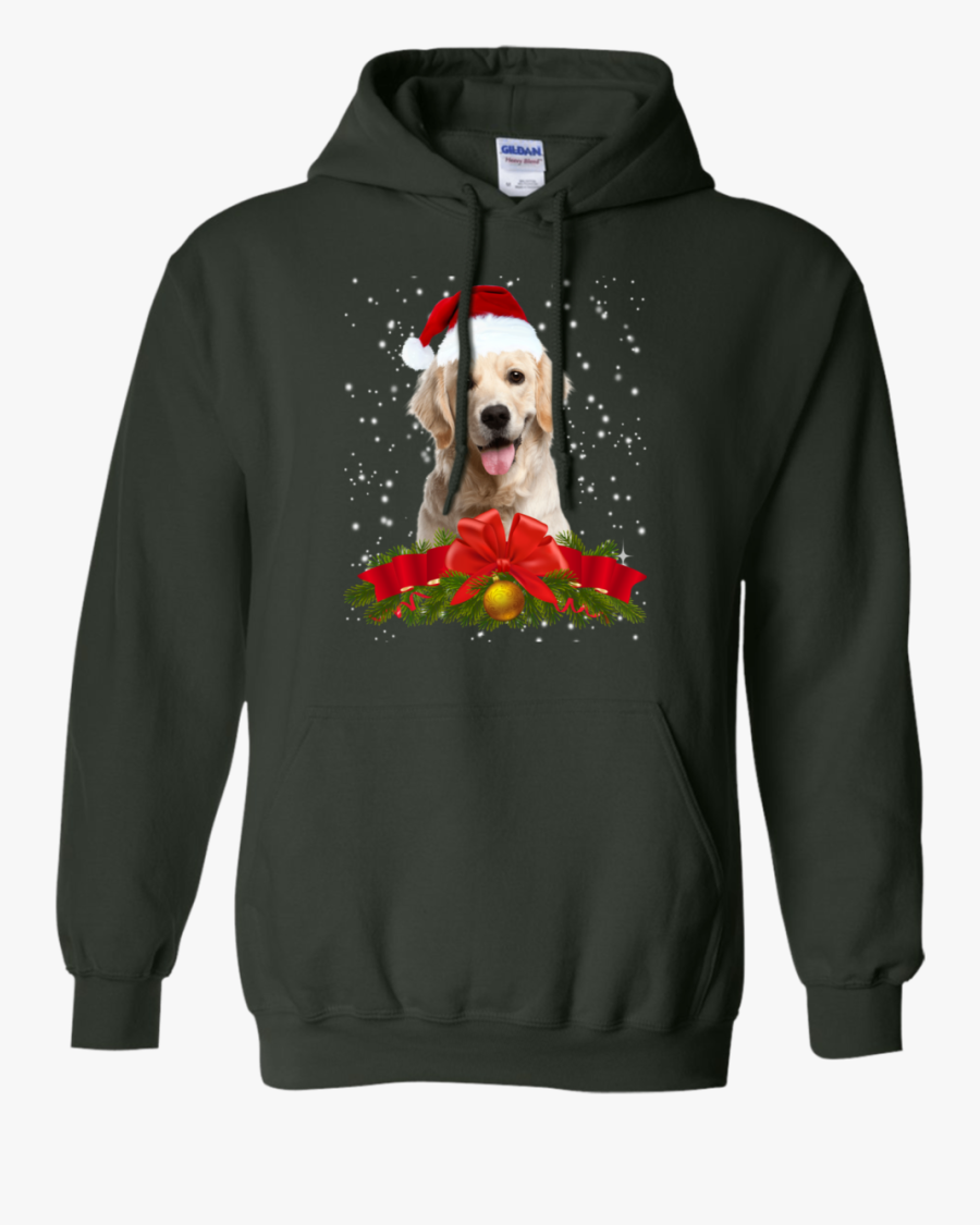 Labrador In Christmas Hat Funny Xmas Hoodie - Hoodie, Transparent Clipart