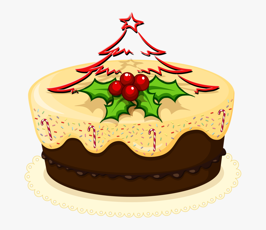 Cake Clipart Man - Christmas Cake Clipart Png, Transparent Clipart