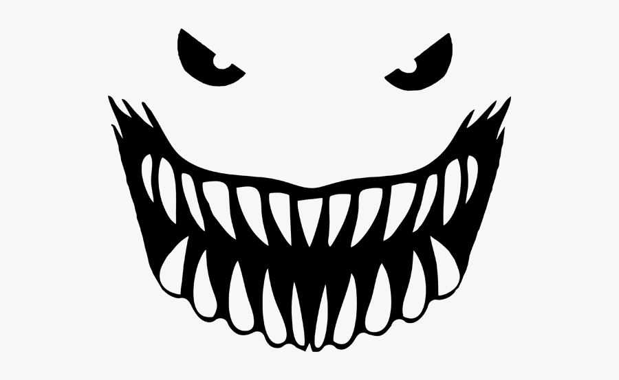 Download Monster Mouth Png - Shark Teeth Black And White , Free ...