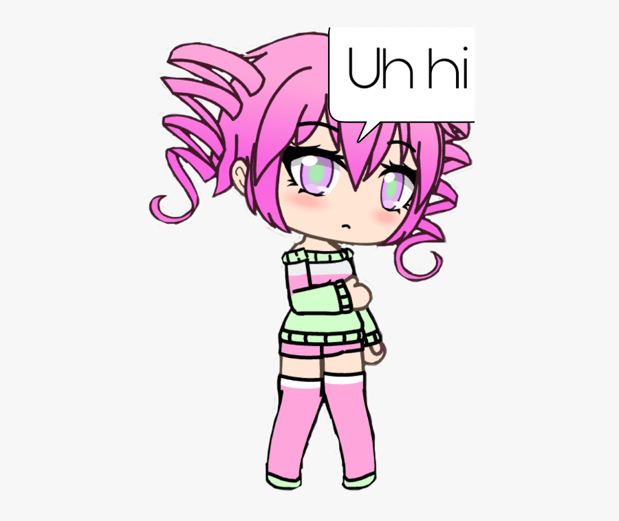 Shy Gatchaverse - Cartoon, Transparent Clipart