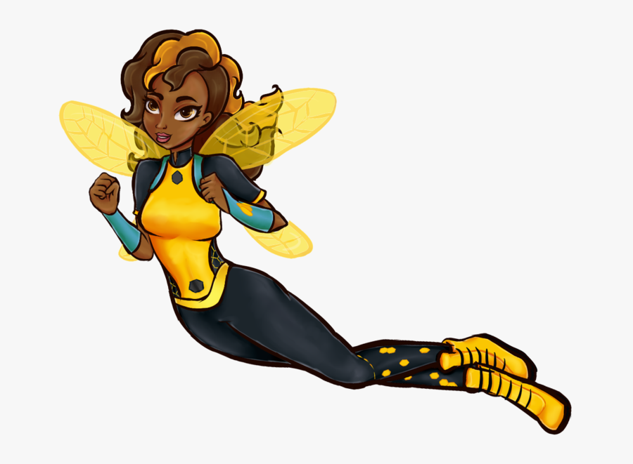 Dc Sh Girls Bumblebee - Bumble Bee Super Girl, Transparent Clipart