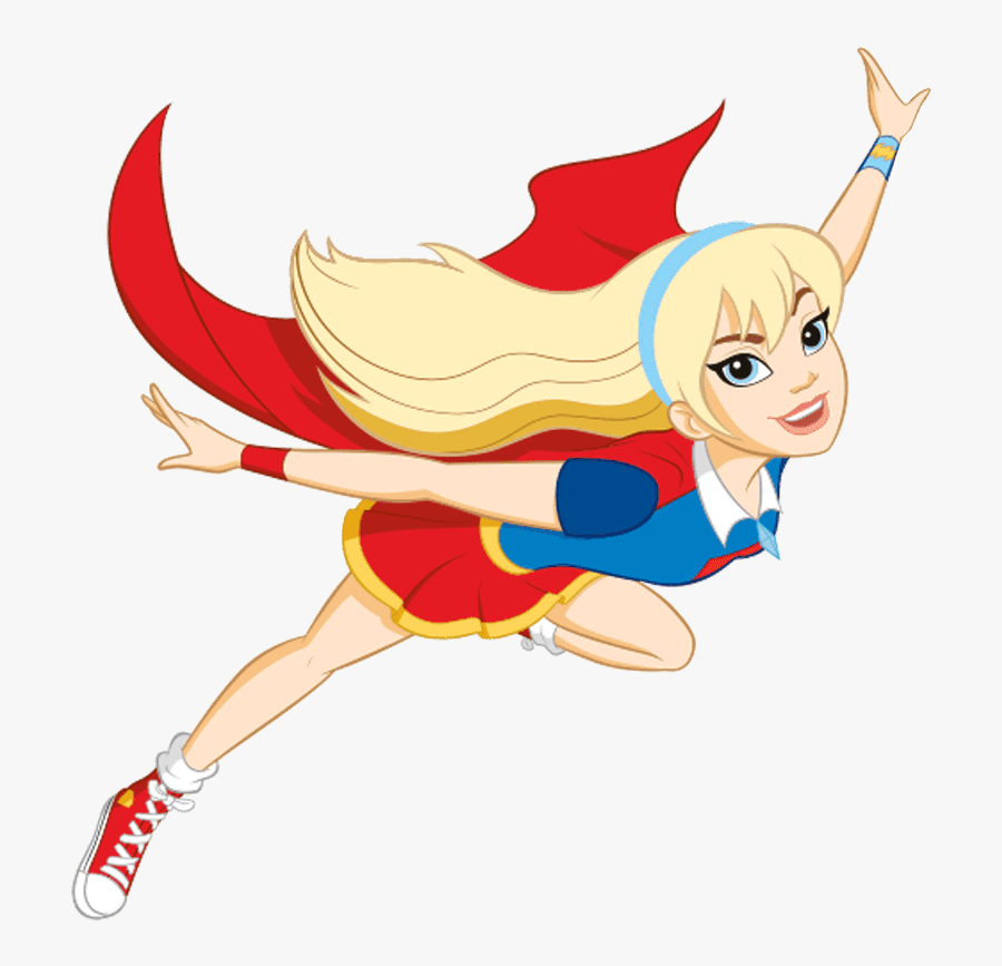 Strong Girl Free On - Dc Super Hero Girls Supergirl, Transparent Clipart
