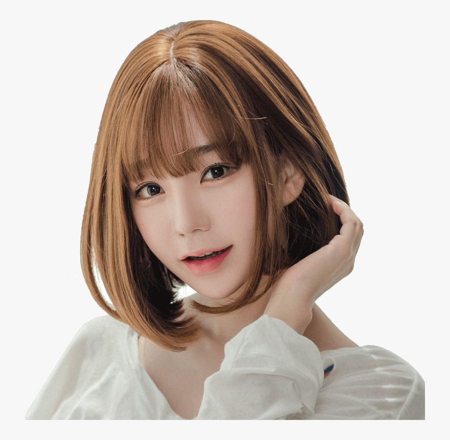 Clip Art Usd Wig Female Korean - Dreadlock Hair For Short Hair Girls, Transparent Clipart