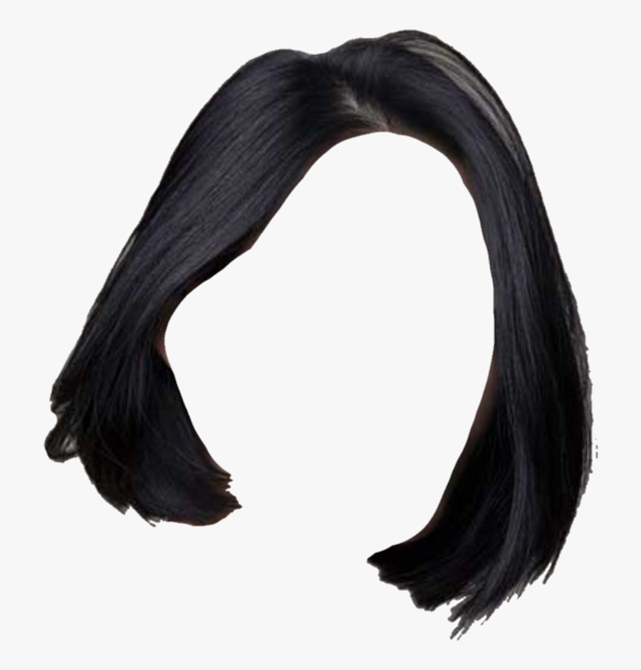 ##wig #short #hair #wigs #weave #snatched #wigoff #shorthair - Short Black Hair Png, Transparent Clipart