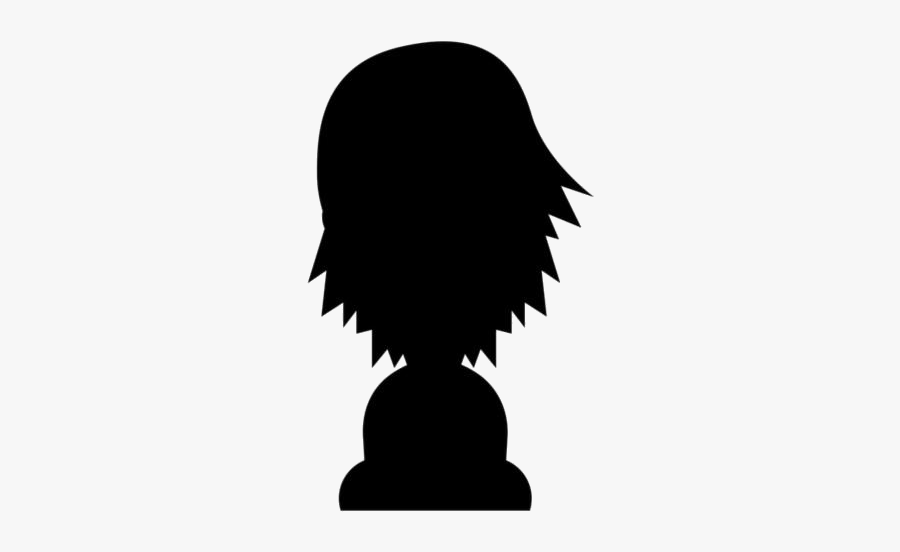 Short Hair Png Transparent Images - Silhouette, Transparent Clipart
