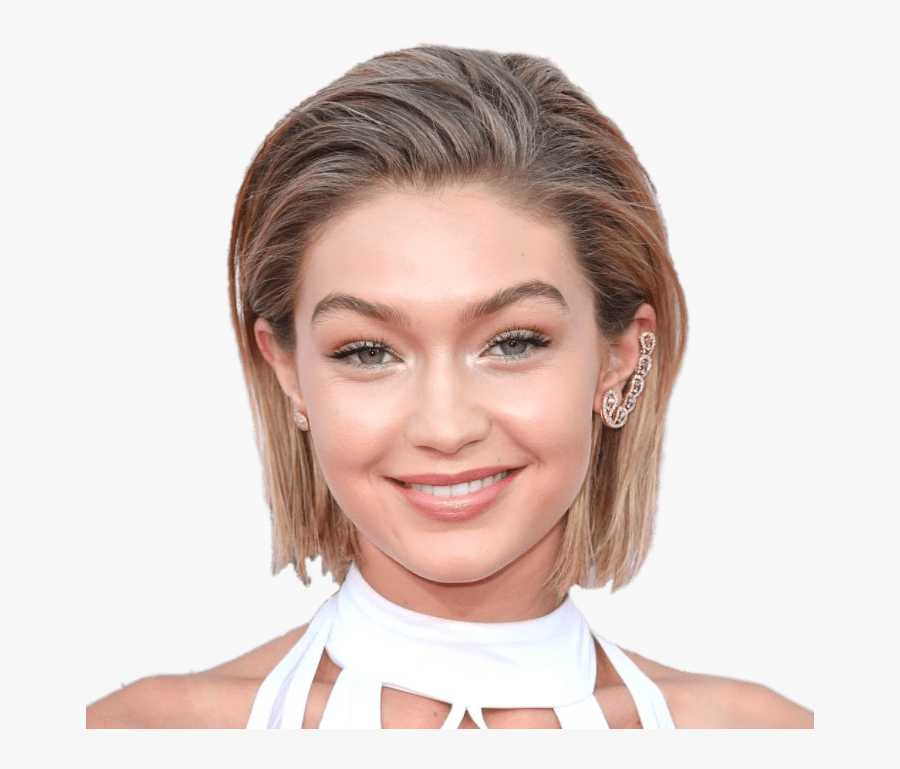 Gigi Hadid Short Hair - Brush Up Hair Women, Transparent Clipart