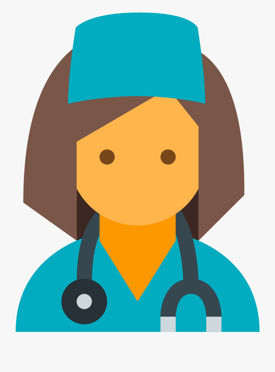 Female Icon Free - Doctor Full Icon Png, Transparent Clipart