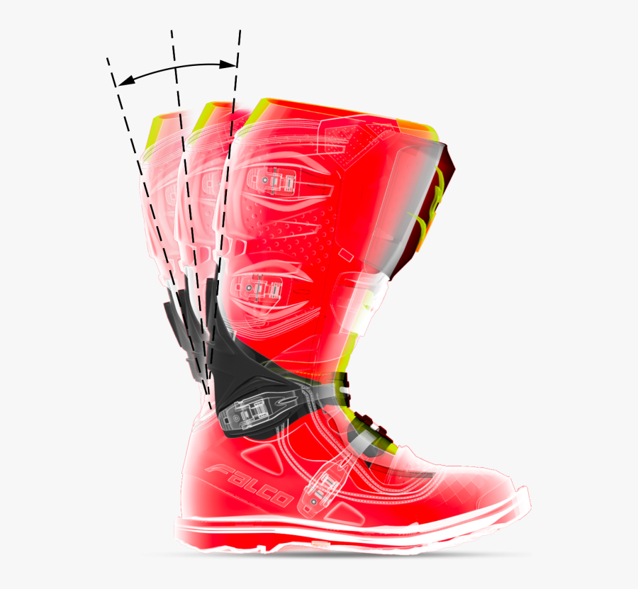 Motorcycle Boot - Motokros Forma Boty S Kloubem, Transparent Clipart
