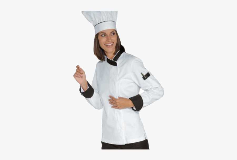 Bayan Aşçı Ceketi, Transparent Clipart