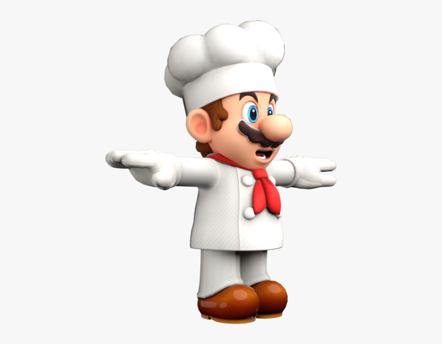 Chef Png Image - Mario T Pose Png, Transparent Clipart