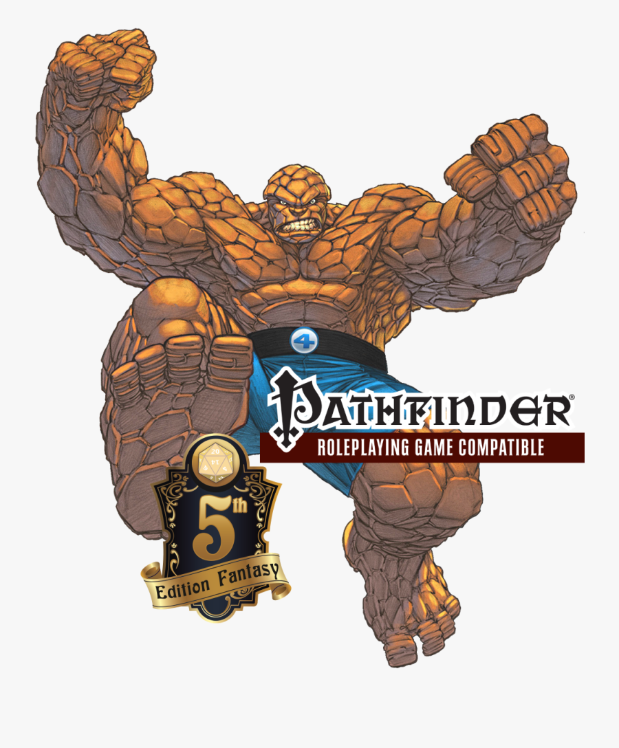 Marvel Thing Pathfinder Dnd 5e Marvel Thing - Personajes Gigantes, Transparent Clipart