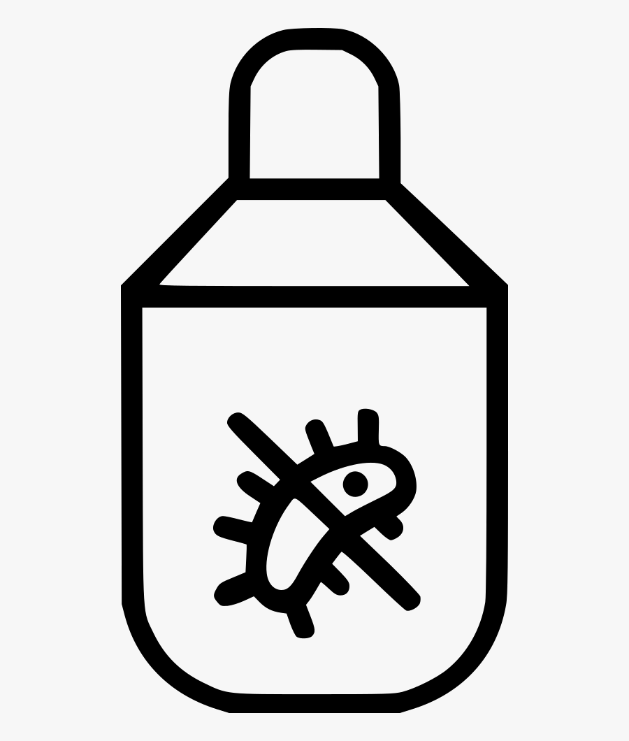 Transparent Disinfectant Spray Clipart , Png Download - Disinfectant Clipart Black And White, Transparent Clipart